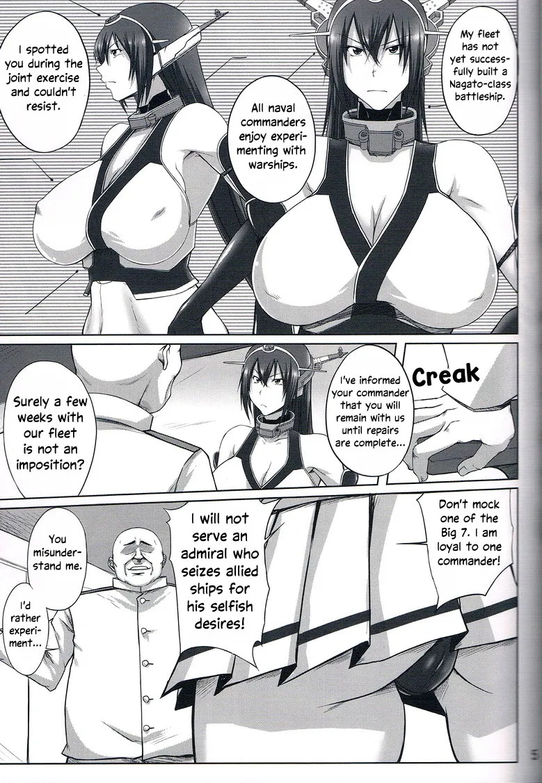 Senkan Nagato Inranka Kaishuu | Battleship Nagato's Naughty Refitting page 4 full
