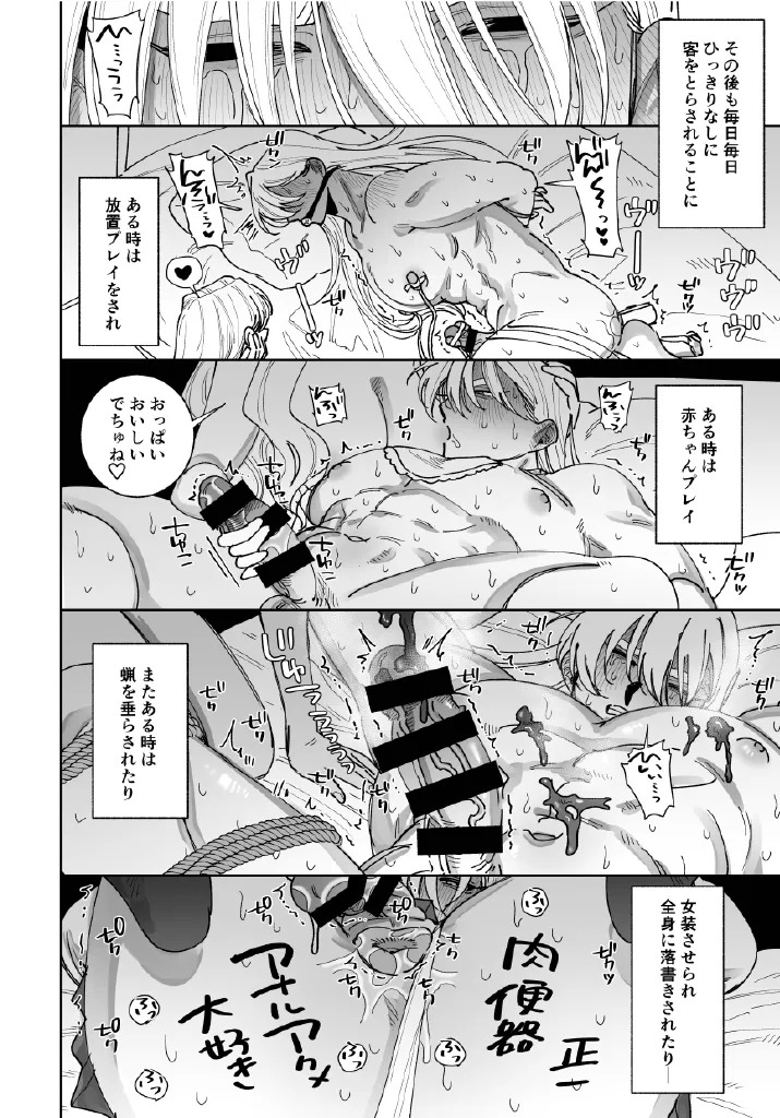 ほまれくんは逃げられない～御曹司がメス堕ちからのペット堕ちするまでの記録～ page 9 full