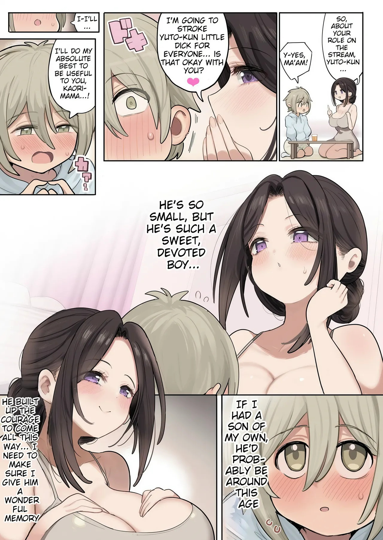 Masturbation Mama Kaori-san | Onanie Mama no Kaori-san page 9 full