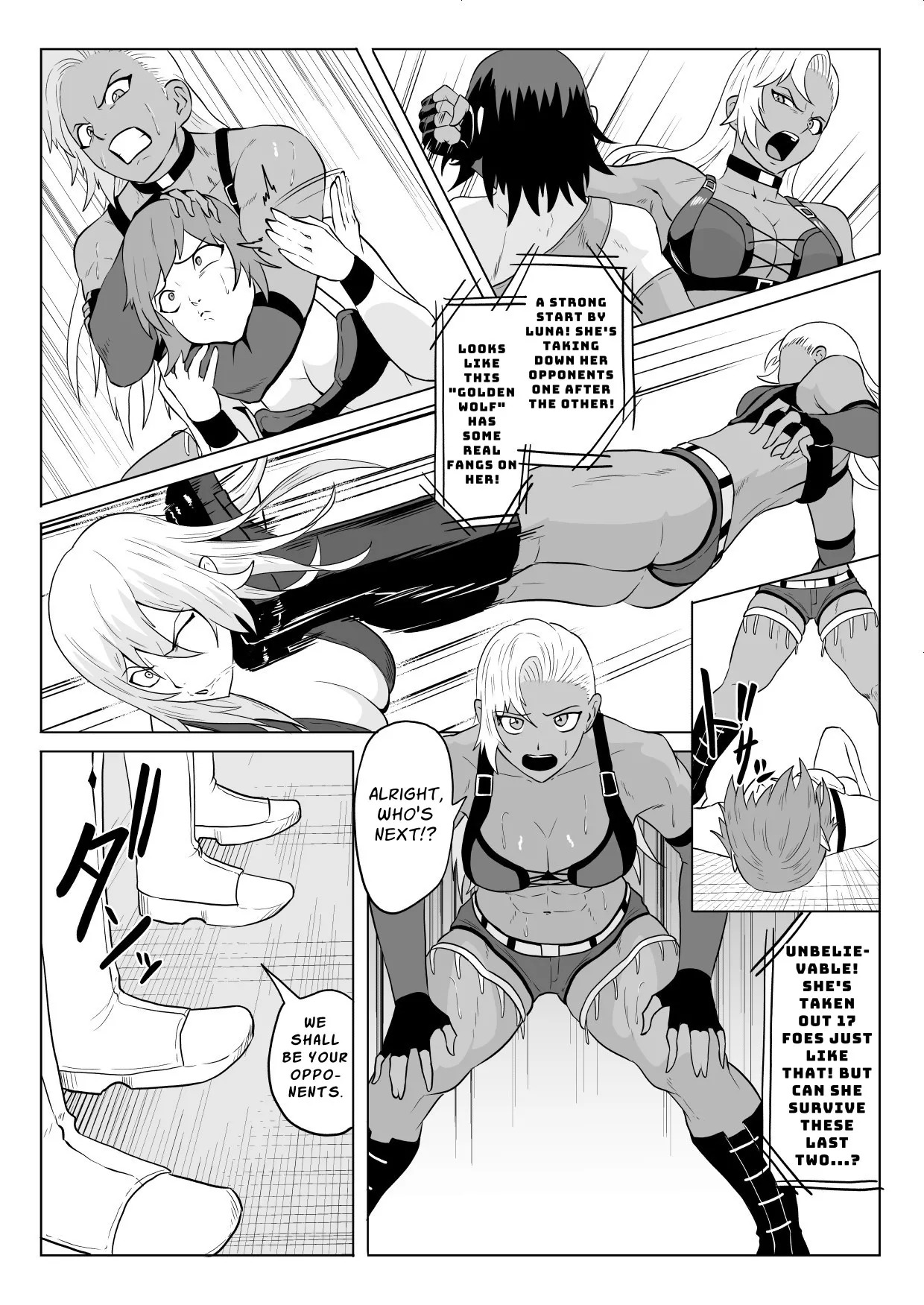 Golden Wolf Luna Kutsujoku ProWres 1 | Golden Wolf Luna: Humiliating Pro Wresting 1 page 9 full