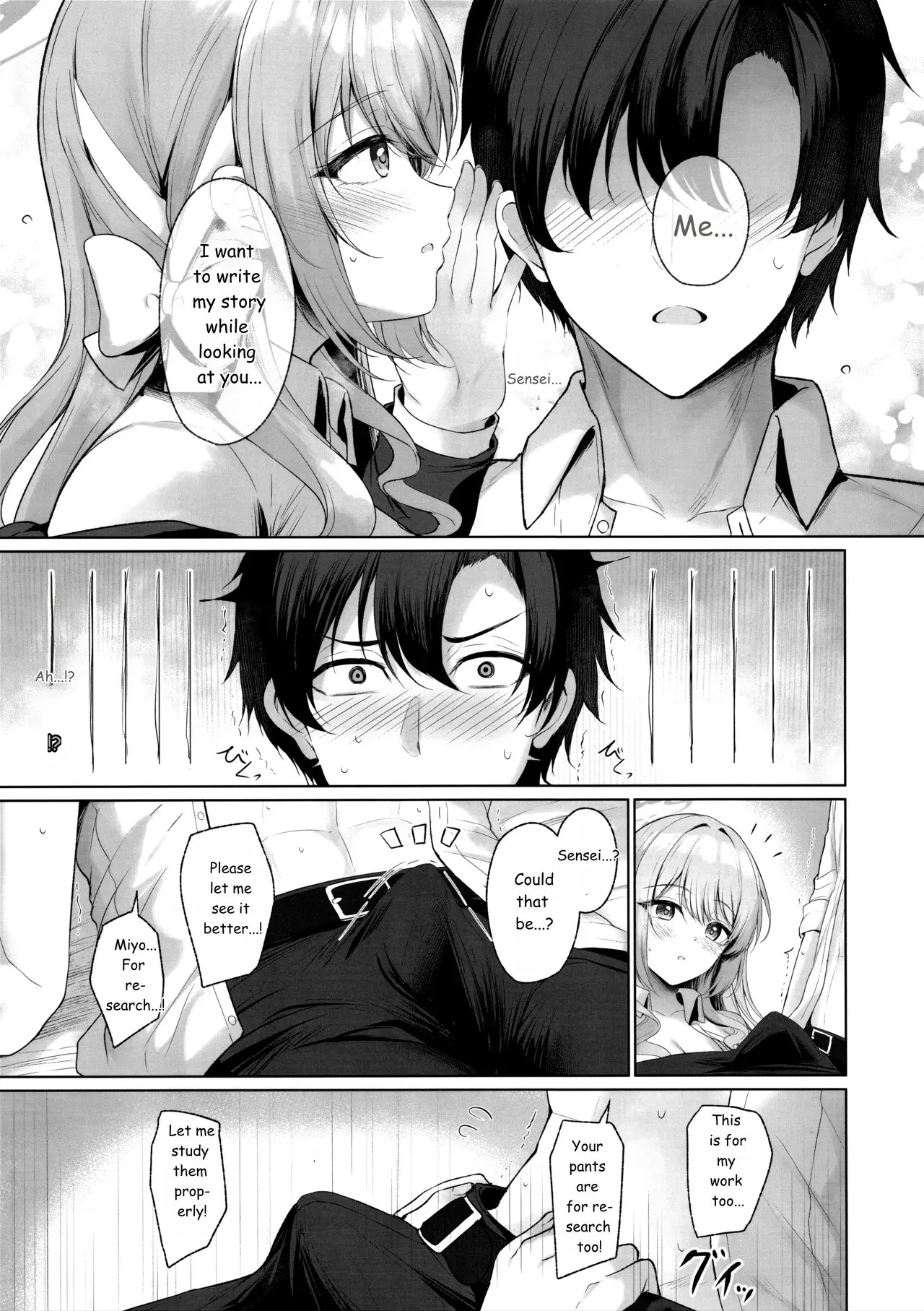 It's all Sensei's fault. But if it's 