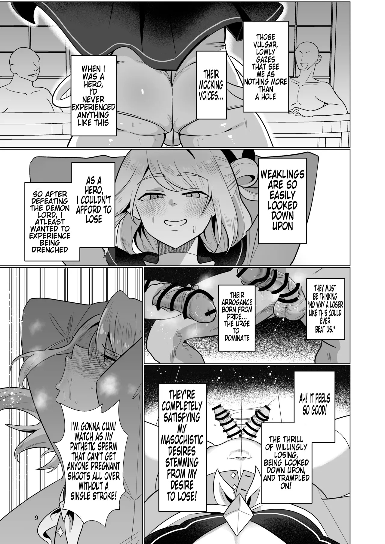 Moto Saikyou Yuusha no Fushidara na Inkyo Seikatsu / The Lewd and Indecent Sex Life of the Former Greatest Hero page 9 full