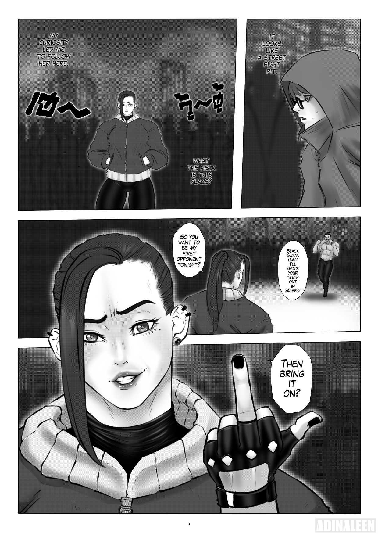 A Beautiful Housewife Who Sneaks Out in the Middle of the Night to Join An Illegal Underground Fight Club page 5 full