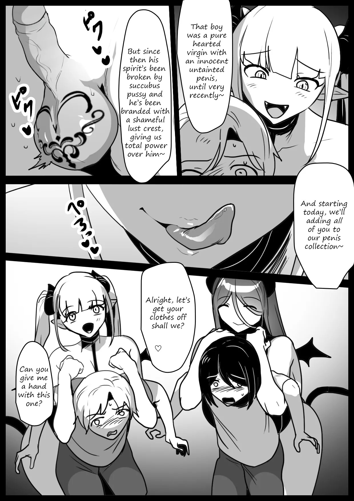 A story about evil succubi adding penises to their collection page 6 full