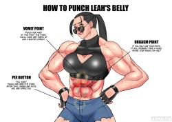 Leah and Lauryn belly punchtest
