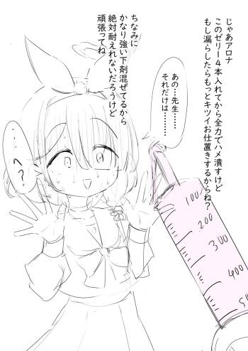 Arona no Anal Jelly Manga cover