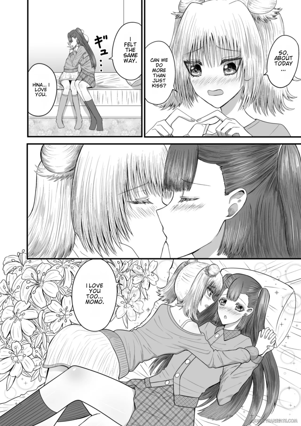 Yuri Renai Toshishita Osananajimi to Amaama Yuri Ecchi page 9 full