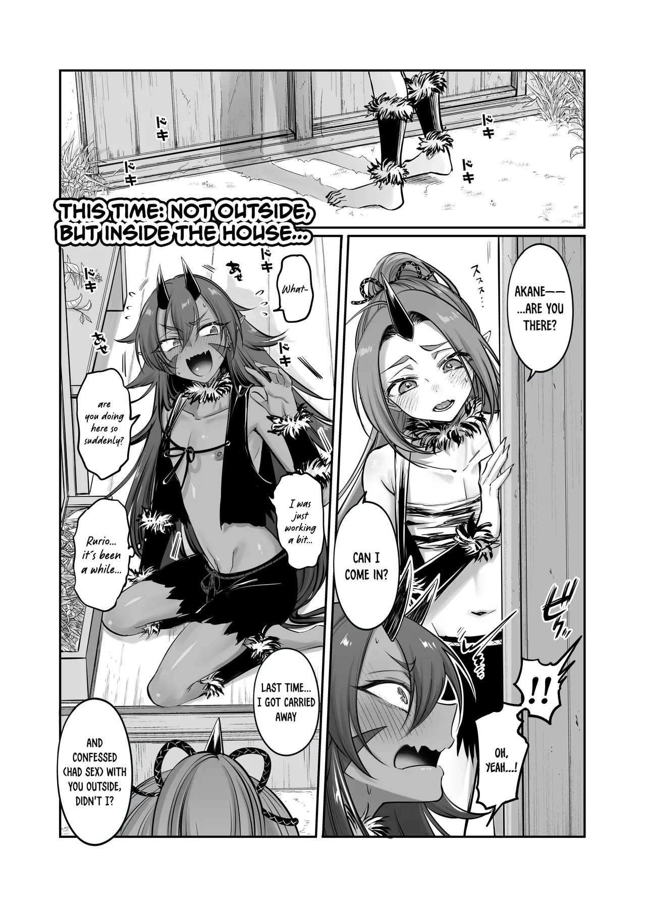 A Dumb Blue Oni and an Easily-Swayed Red Oni Have a Club-Wielding Showdown!～ Rurio And Akane page 1 full