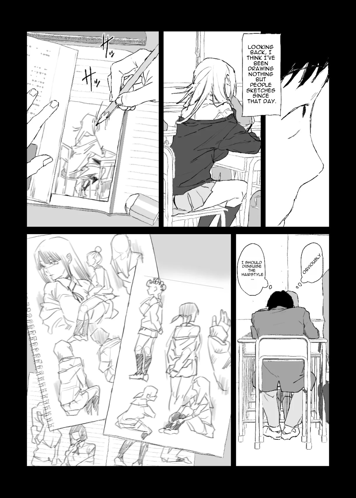 A Secret Sketch Session with My Favorite Gyaru page 10 full