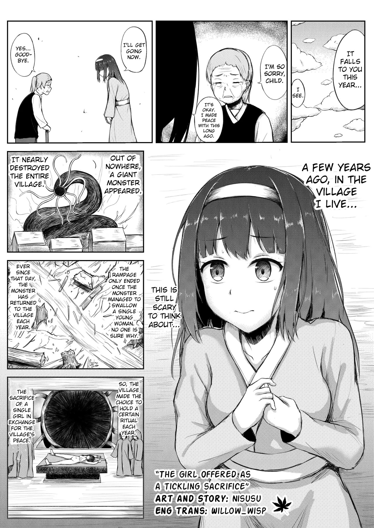 Kusuguri Ikenie Musume | The Girl Offered as a Tickling Sacrifice page 2 full