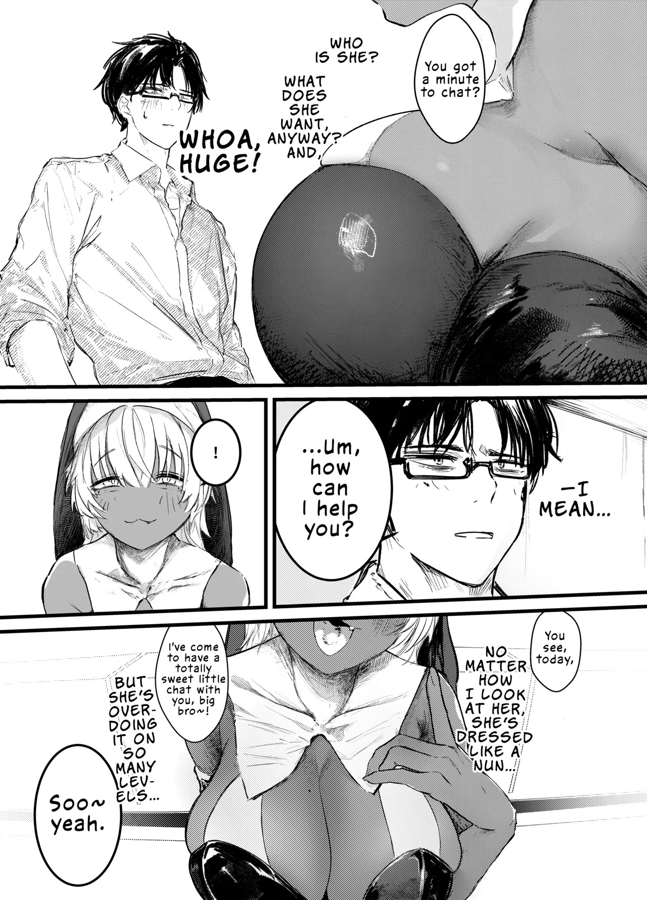 Kasshoku Gal Sister no Wakarase Shuukyou Kanyuu | The Tanned Gal Nun's 