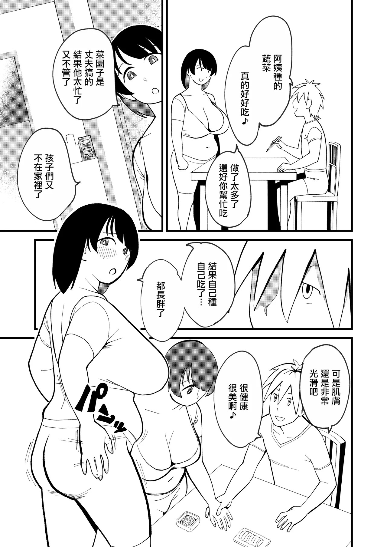 30ページ後に挿入される欲求不満ぽっちゃりおばさん page 5 full