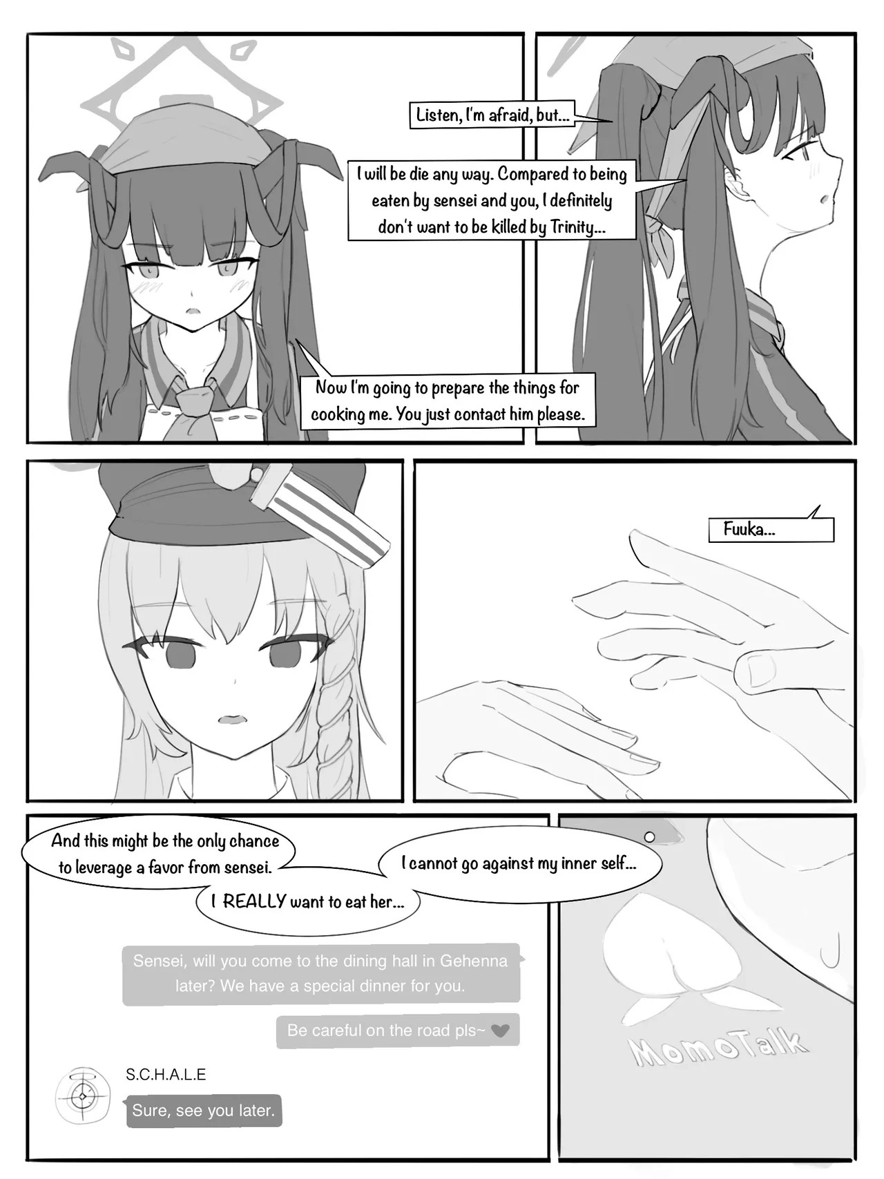 Fuuka Dinner Invitation page 5 full