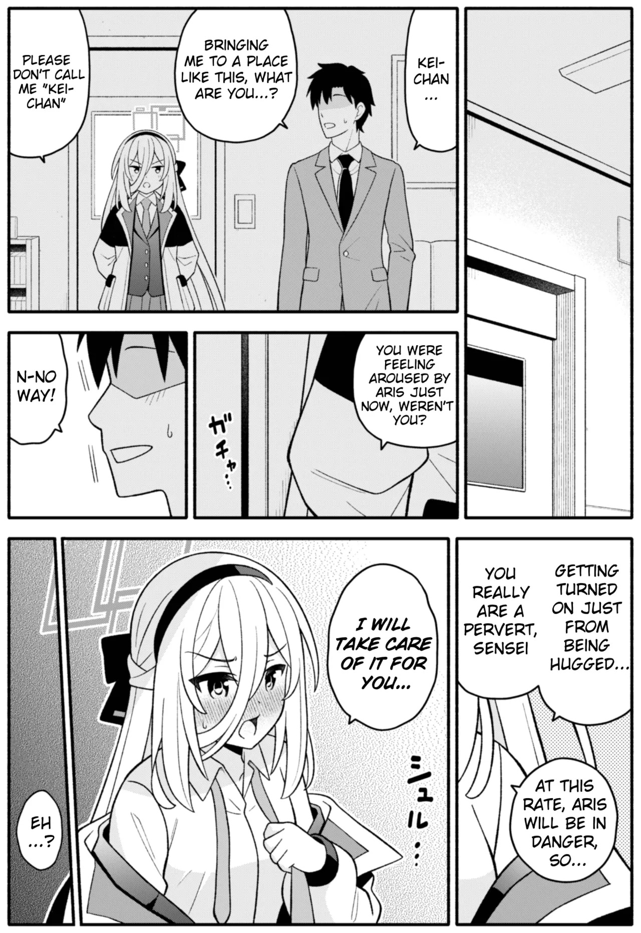 I'll let you do perverted things with me instead of the Princess! page 4 full