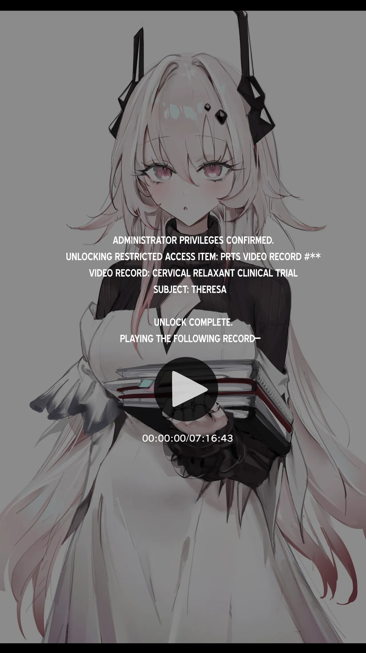 PRTS Kiroku Shiryou Theresa Shikyuu-kou Shikan-zai Hiwa  | PRTS Record Files: Theresa – The Secret Story of the Cervical Relaxant page 1 full