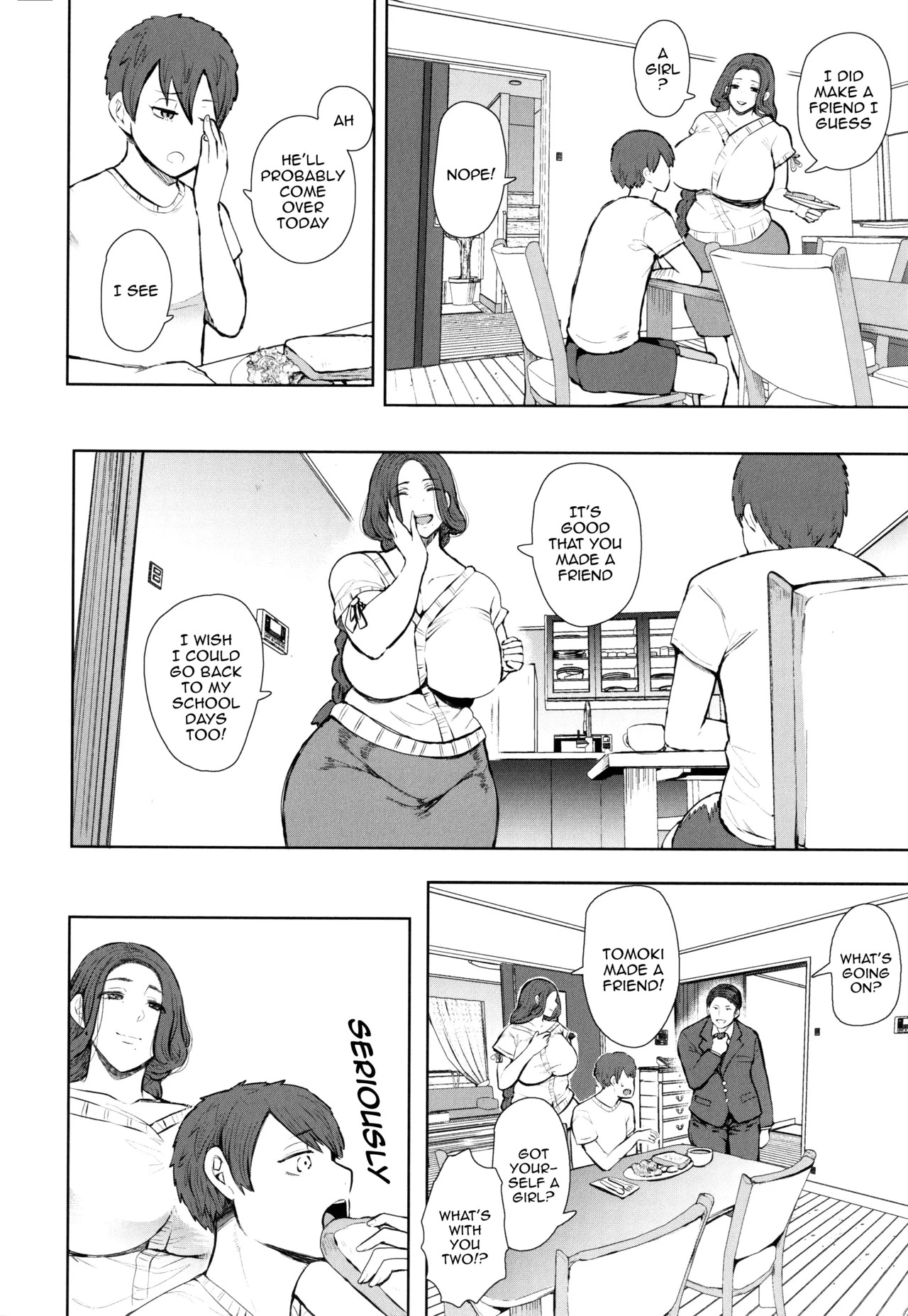 Mukashi no Uwaki Aite no ko ga Jitsu wa Watashi no Musuko no Doukyuusei de page 8 full