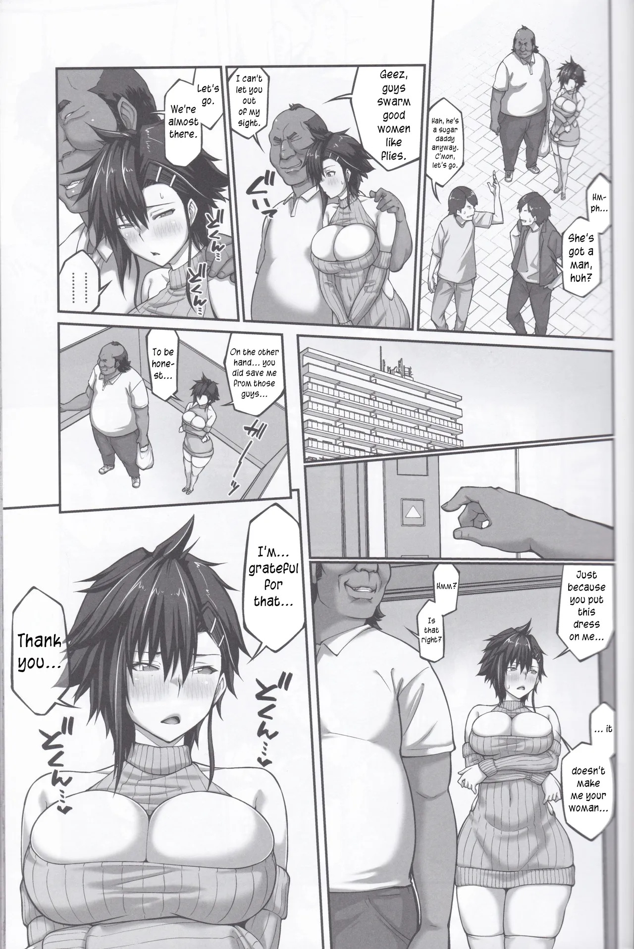 Nakadashi Oji-san ni Nerawareta Mesu wa Nigeru Koto ga Dekinai ~Fujitomo Megumi Hen 4~ page 10 full