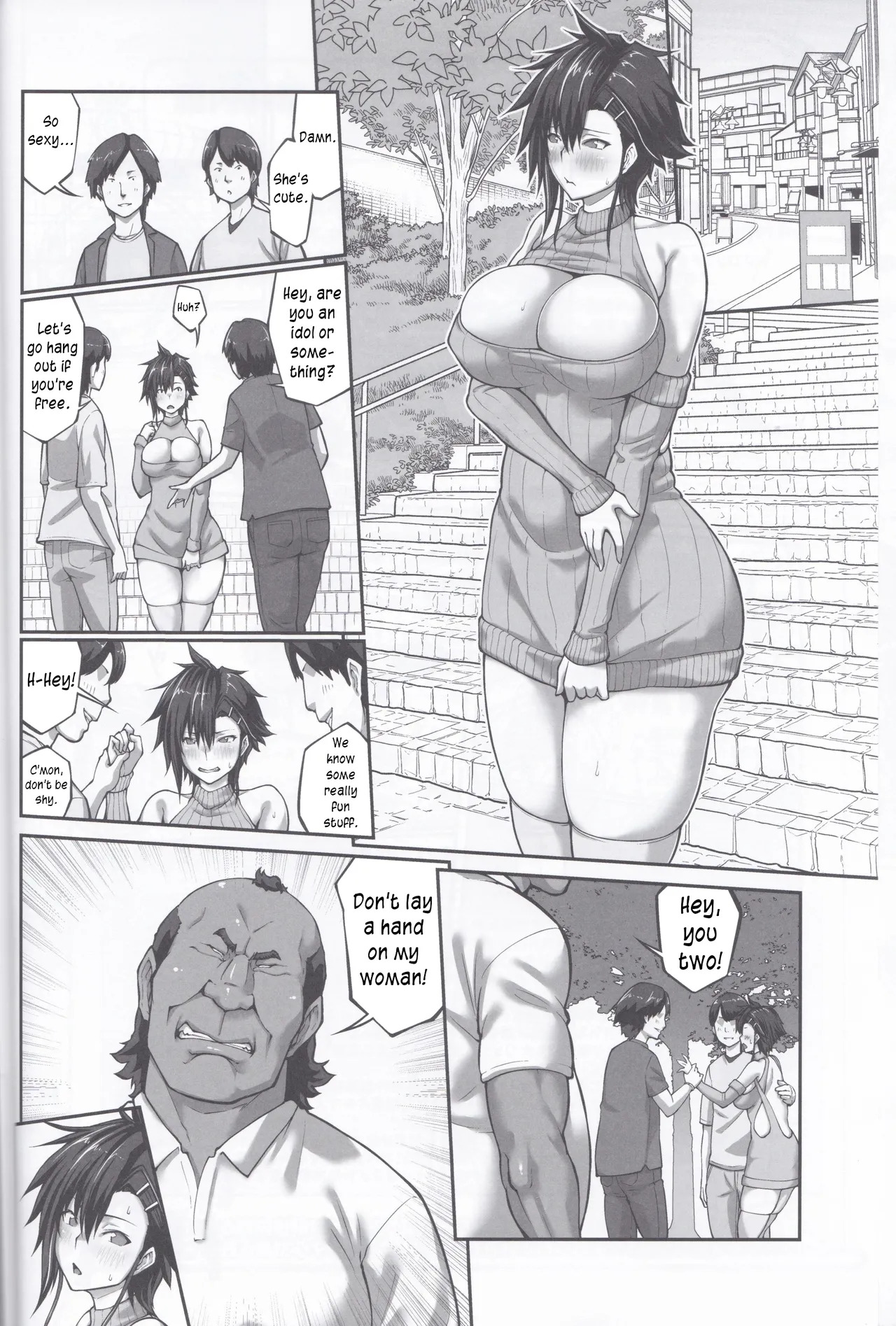 Nakadashi Oji-san ni Nerawareta Mesu wa Nigeru Koto ga Dekinai ~Fujitomo Megumi Hen 4~ page 9 full