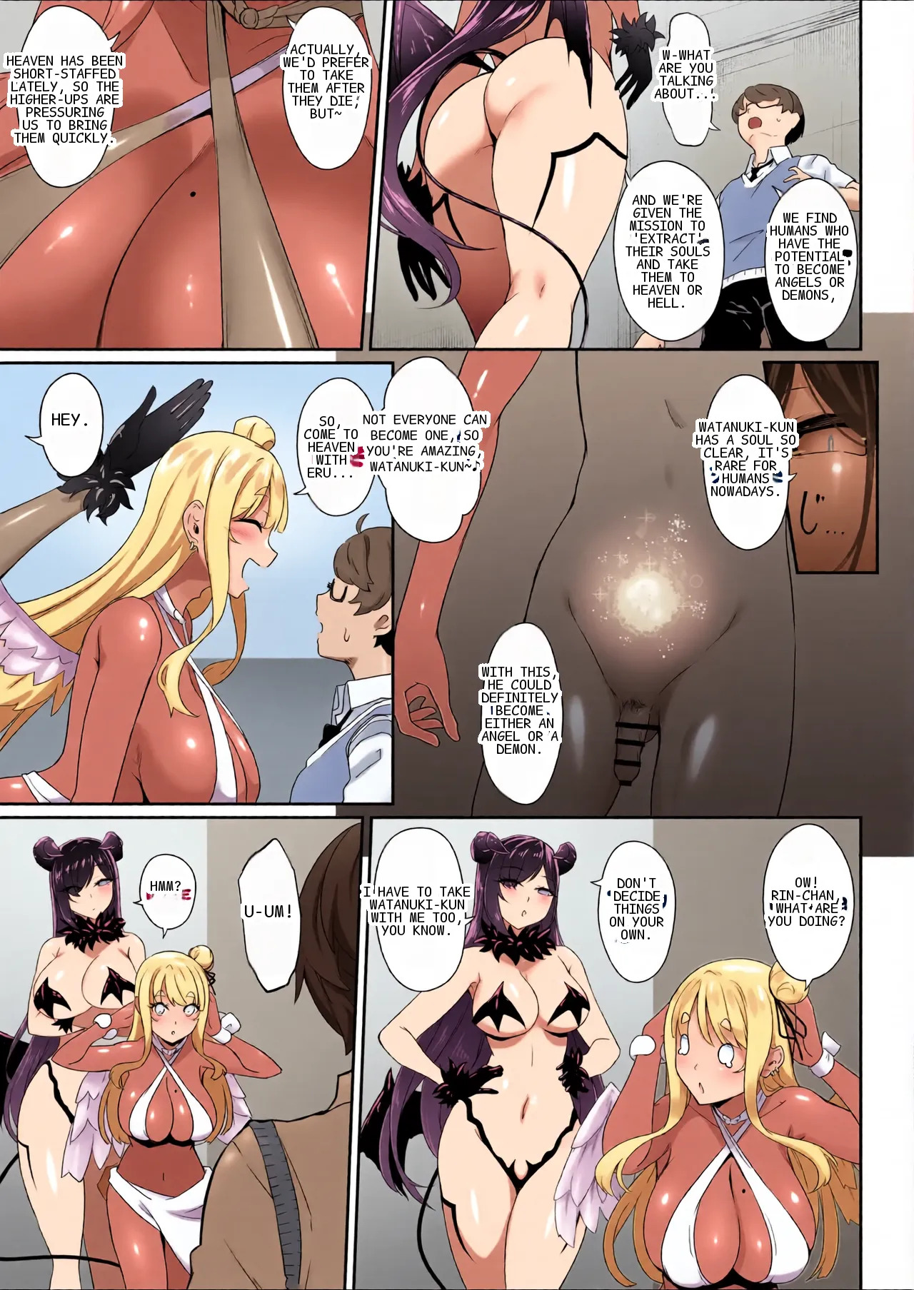 Tenshi to Akuma wa Boku o Nukitakute Shouganai page 6 full