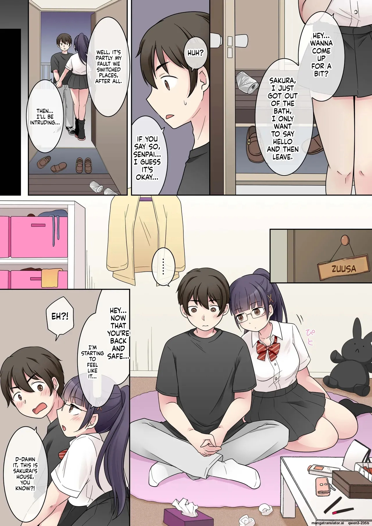 My Genius Senpai Girlfriend Swapped Bodies with a Gal! page 6 full