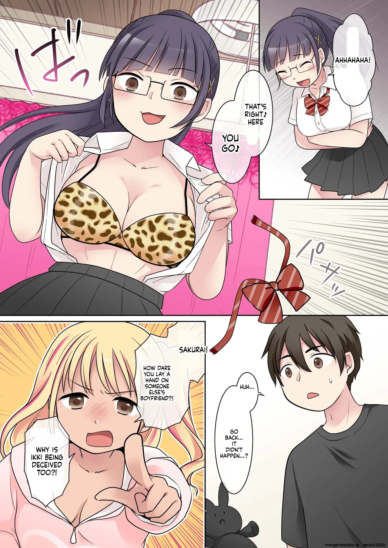 My Genius Senpai Girlfriend Swapped Bodies with a Gal! page 8 full