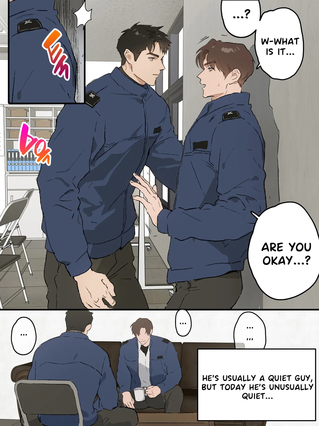 At the office with coworkers, Ryu × Choi page 2 full