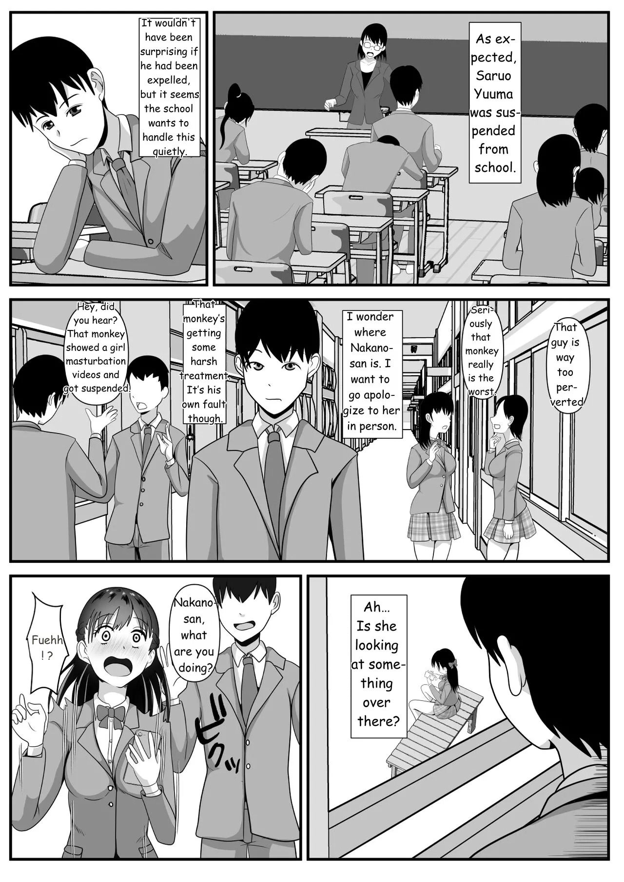 Suki na Joshi ga Hentai Yuujin ni Kuwareta page 10 full