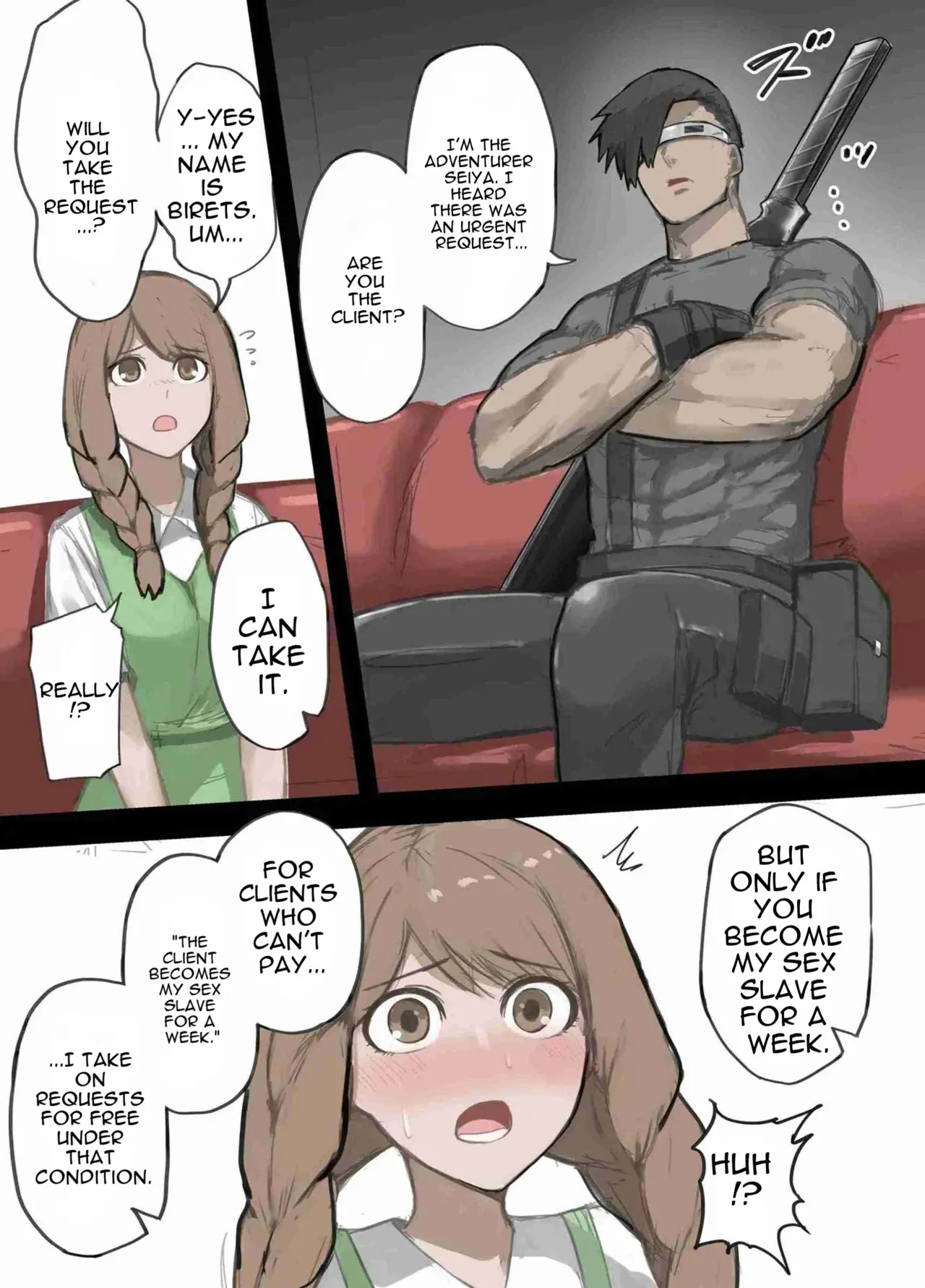A Hero's One Week: Village Girl Arc page 4 full