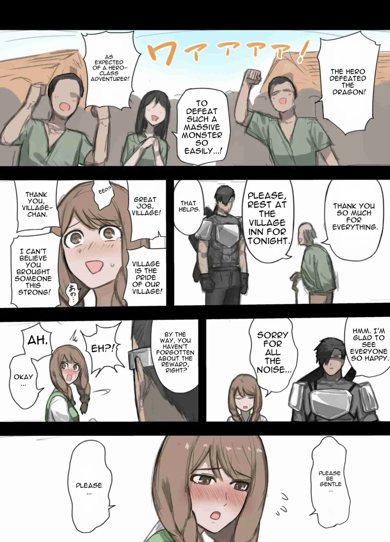 A Hero's One Week: Village Girl Arc page 7 full