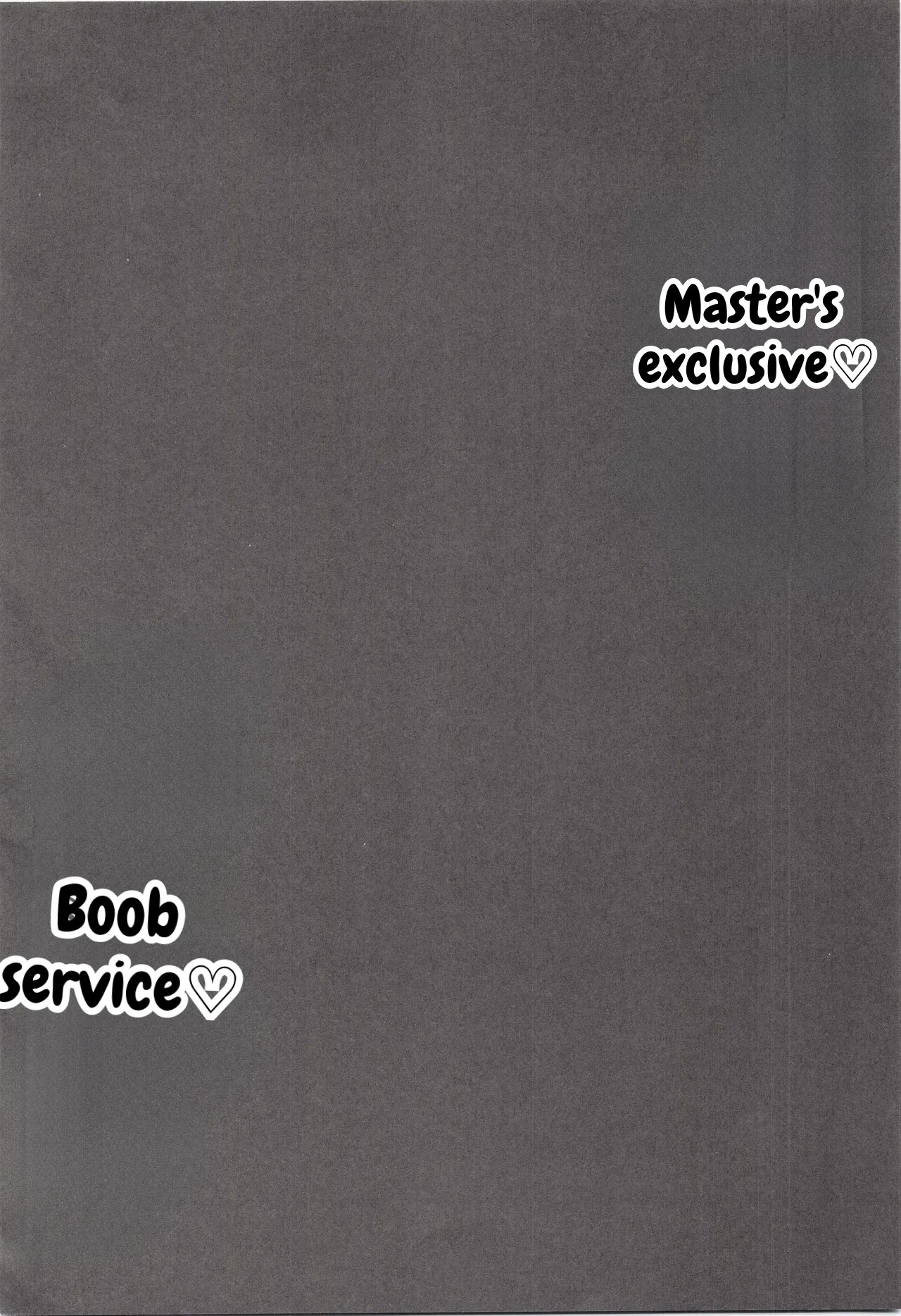 Master Senzoku Dosukebe Oppai Seishori Servant page 3 full