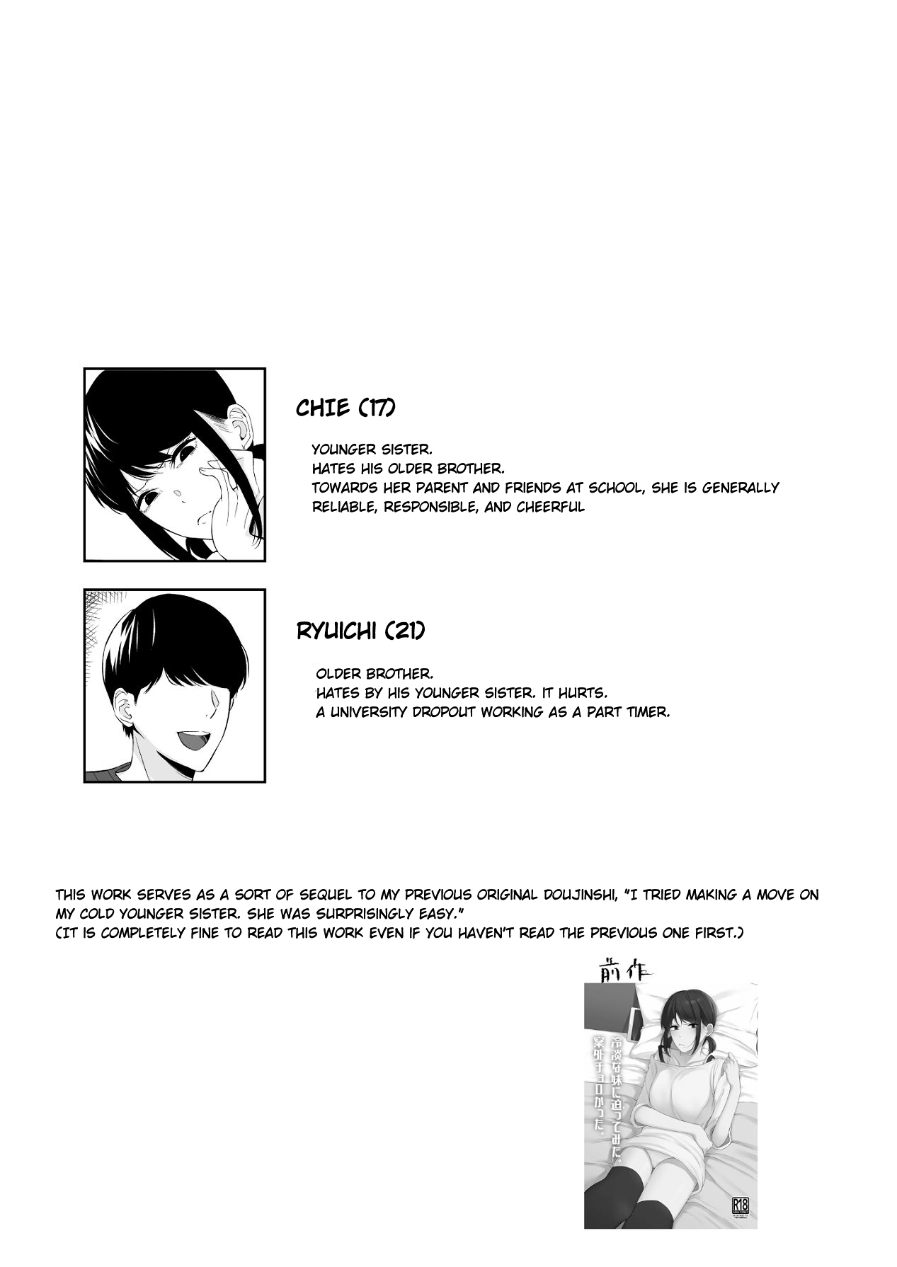 I tried hitting on my cold younger sister. Turns out she was surprisingly easy. 2 page 3 full