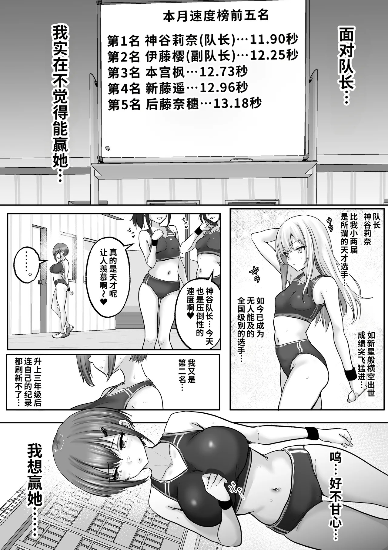 Kyonyuuu Sugina, Rikujou Gachi Joshi.Hentai Kantoku to Himitsu no Kobetsu Training JitsuryokuhaKantoku to no Kobetsu Trainin no Daishou wa, Kantoku no SeFri ni Naru Koto Deshita... page 4 full