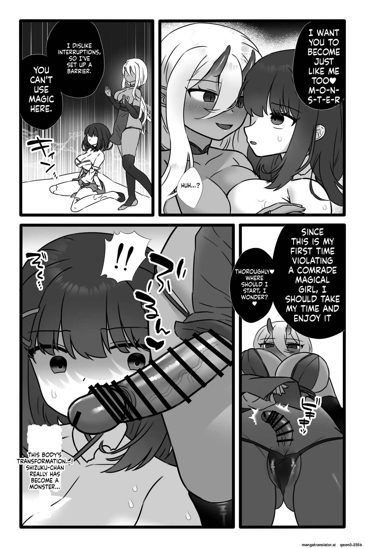 Mahou Shoujo Akushoku 1.5 ~Rensa Futanari Yuri Ingoku~ page 8 full