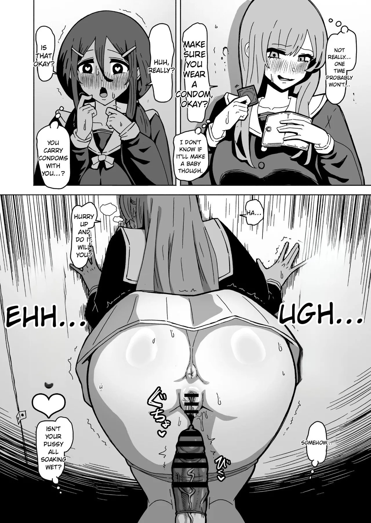 A Futanari Introvert Who Eventually Sets Up a Sex Room and Has Wild Sex with the Class Gals page 8 full