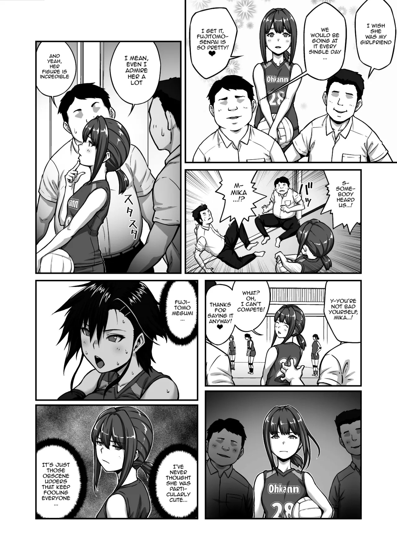 Nakadashi Oji-san ni Nerawareta Mesu wa Nigeru Koto ga Dekinai ~Fujitomo Megumi Hen ~ No Woman Can Get Away Once the Creampie Oji-san Has Them in His Sights! The Fall of Fujitomo Megumi parts 1-4 page 8 full