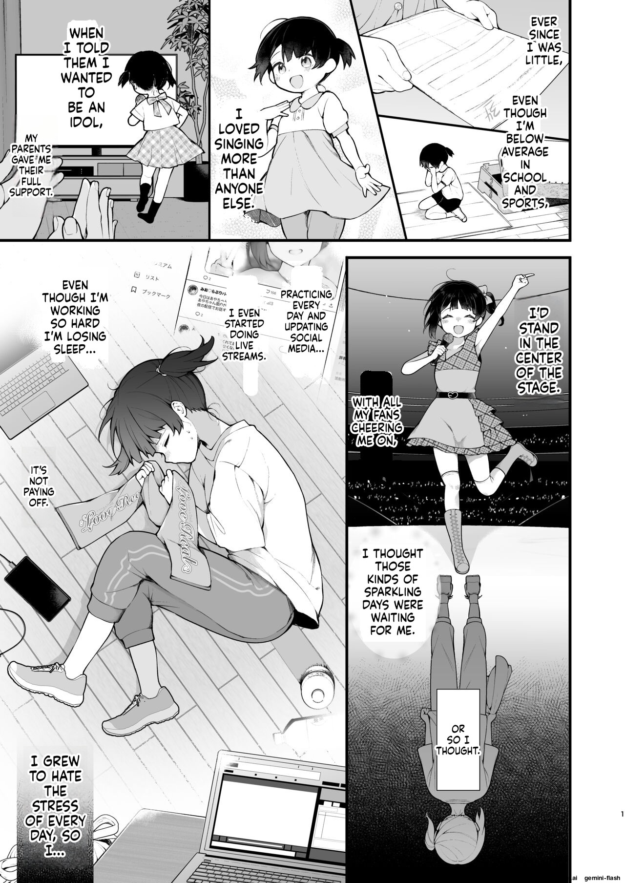 Oshi no Idol ga Roshutsukyou datta Ken. Akihabara Date Hen + Omake Manga page 3 full