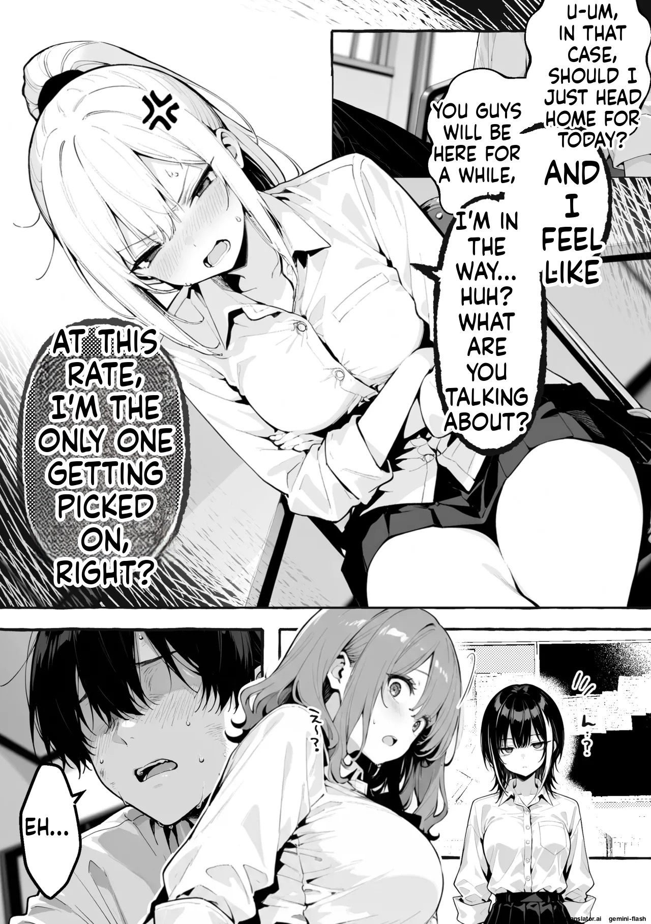 I'm an introverted loser, but for some reason I'm appointed to be in charge of the punishment game for a trio of popular, trendy girls page 9 full