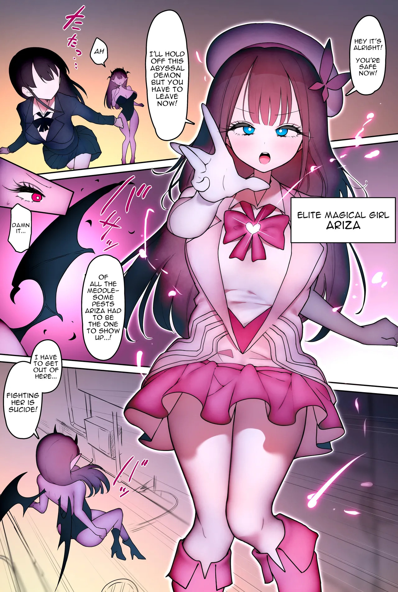 Mahou Shoujo Aariza ~Chijoku Mazo-ka Choukyou ni Ochiru Seigi no Hiroin~ | Magical Girl Ariza 〜The Heroine of Justice Falls to Humiliating Masochistic Training〜 page 3 full