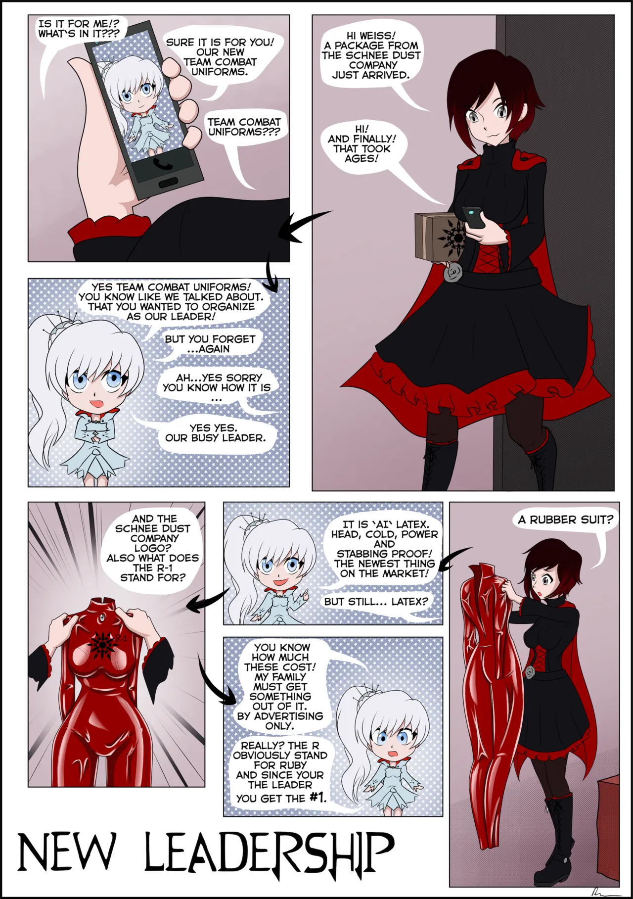 RWBY Fancomic New Leadership Part 1 and 2 page 1 full
