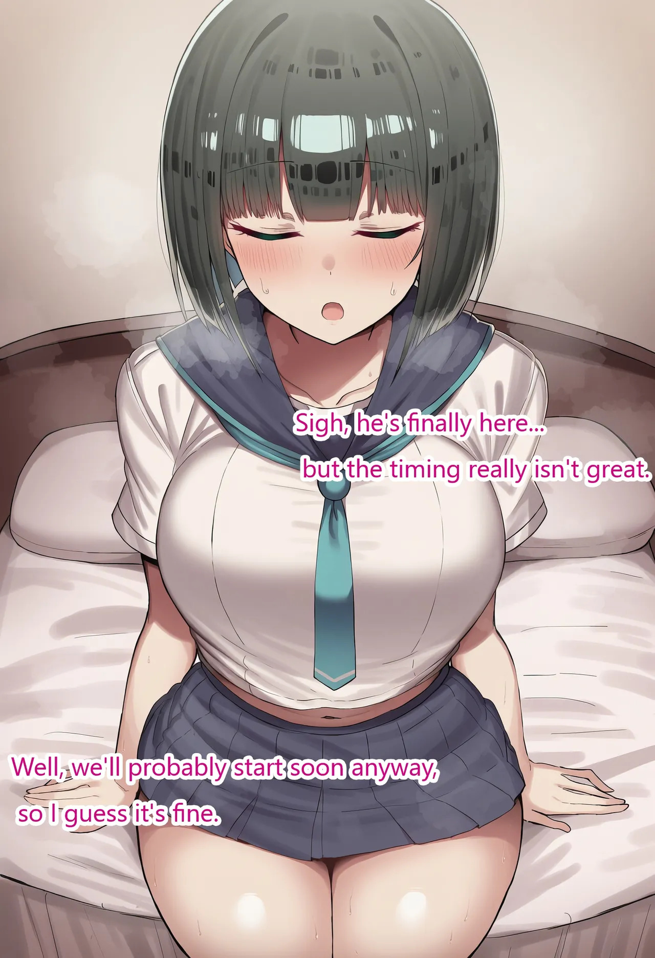 Pervert Brat vs. Black-Haired Bob-cut Girl ⑧ page 9 full