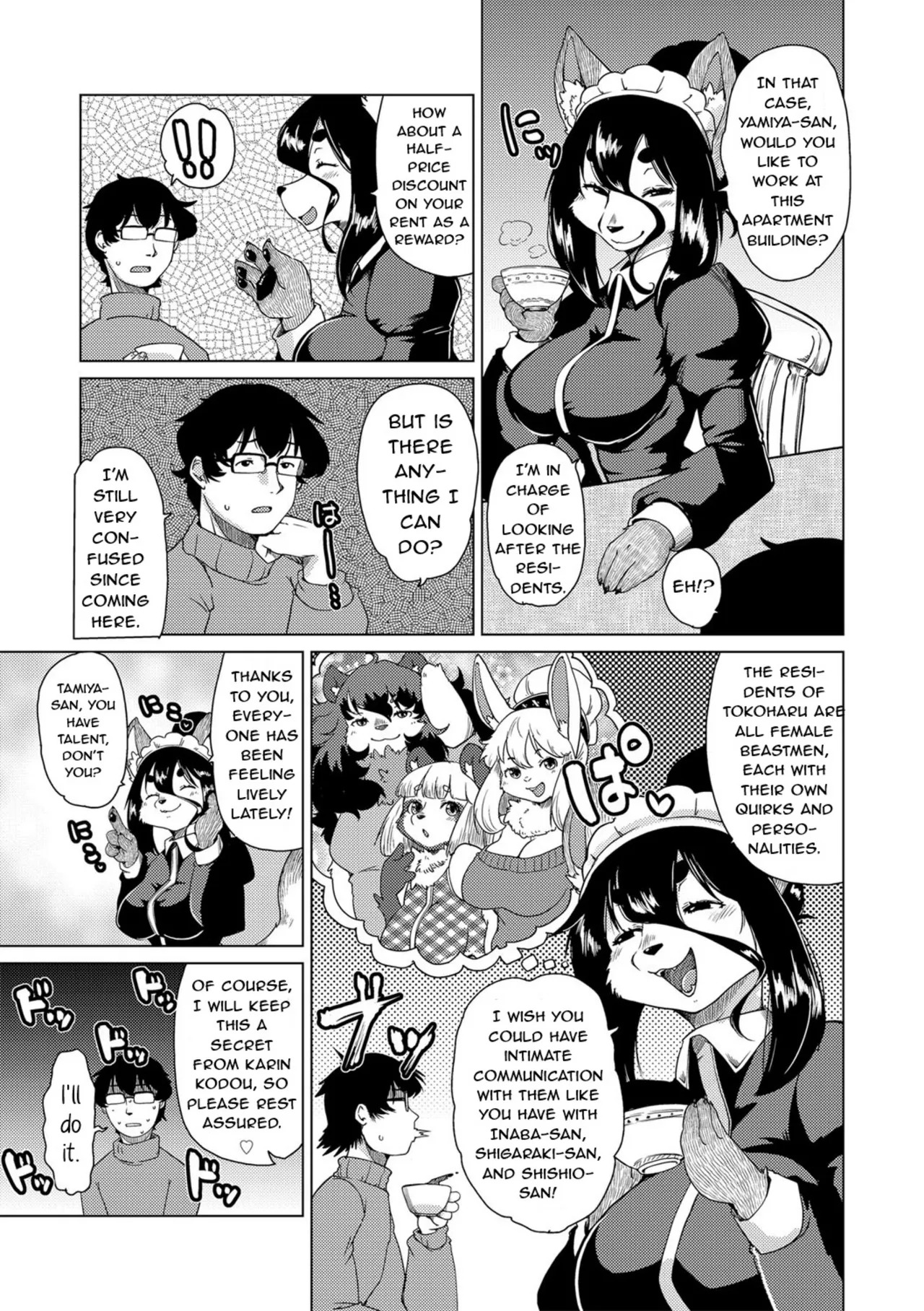 Juujin Apart Tokoharusou e Youkoso! | Welcome to the Tokoharu Beastfolk Apartment! page 4 full