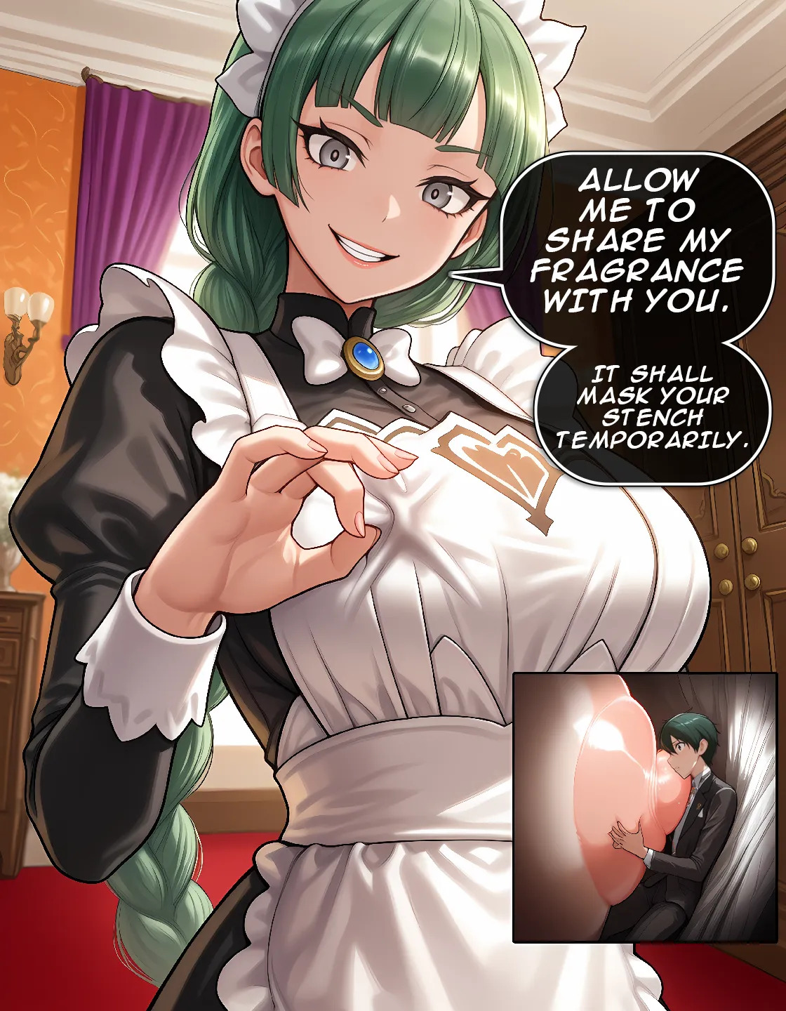 Comic - Giantess Lebanne will serve you faithfully page 6 full