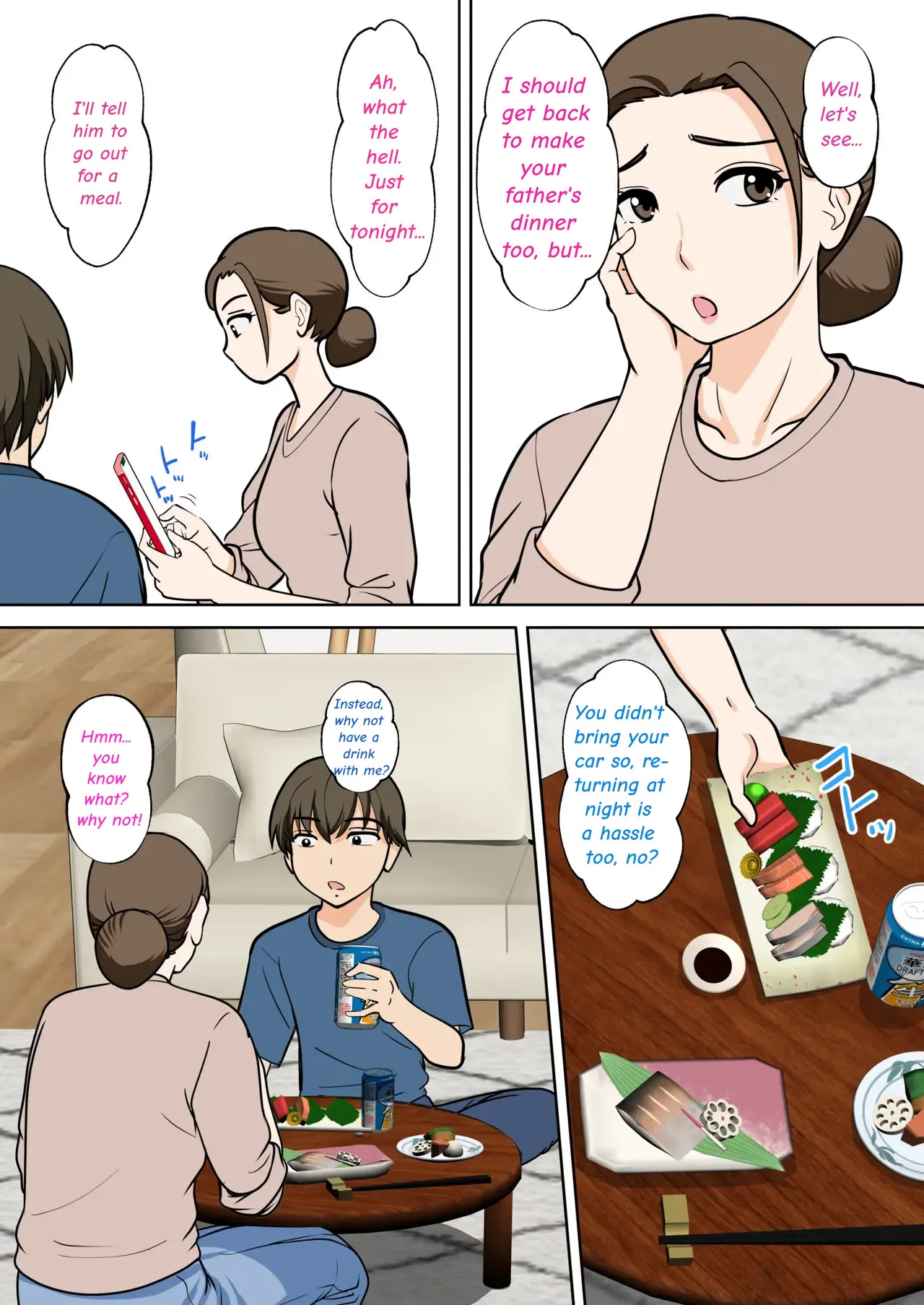 A Careless Mother Who Casually Comes Alone to Her Son's Apartment After He Moves Out on His Own page 10 full