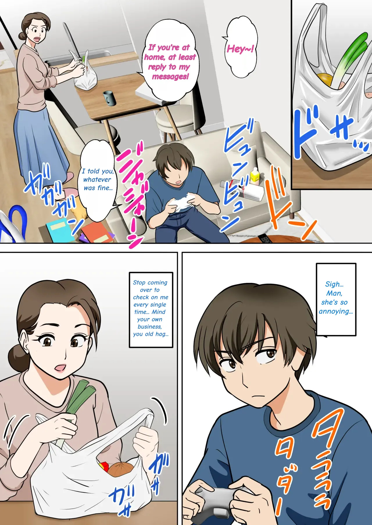 A Careless Mother Who Casually Comes Alone to Her Son's Apartment After He Moves Out on His Own page 6 full