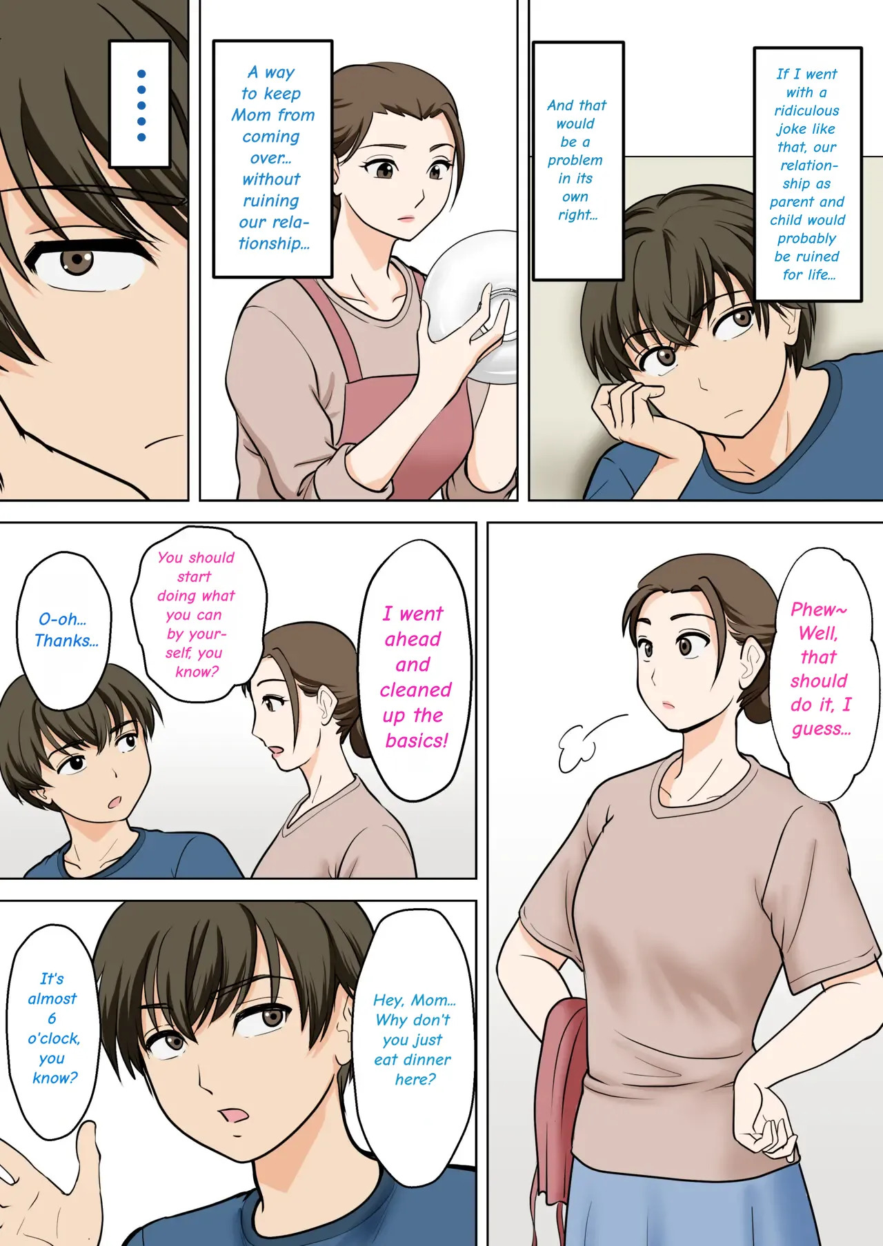 A Careless Mother Who Casually Comes Alone to Her Son's Apartment After He Moves Out on His Own page 9 full