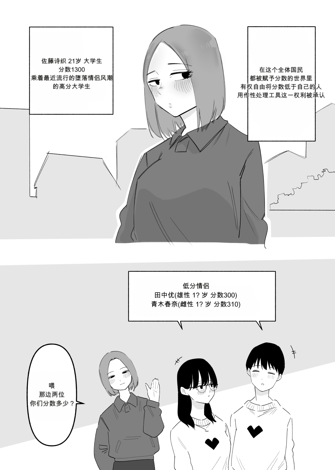 カップル奴○飼育（闲的没事干AI翻译） page 2 full