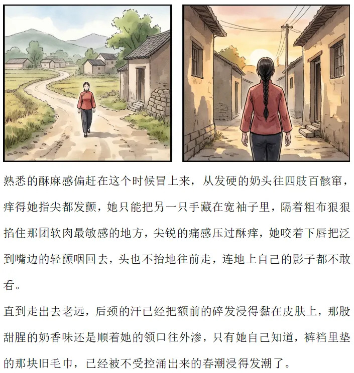 【乡野奶事】-黑暗 page 7 full
