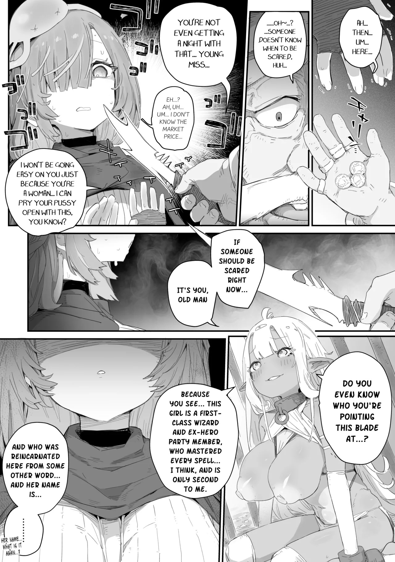 Maryoku Kare de Chiichaku Natta Dark Elf Senpai ~Dorei Ochi Shitemo Namaiki datta node, Futanari Chinpo de Bachiboko Wakarase Sex!!!~ page 6 full