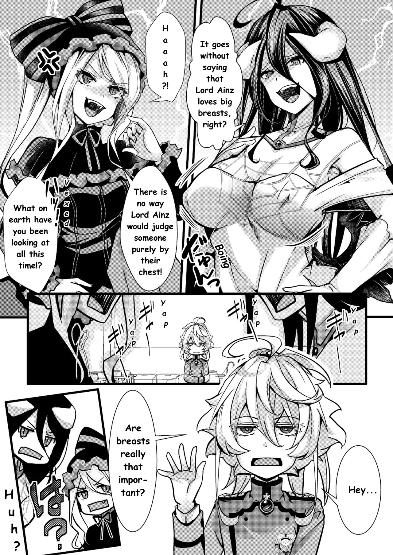 A Story About Breasts in the Isekai Quartet Timeline! page 1 full