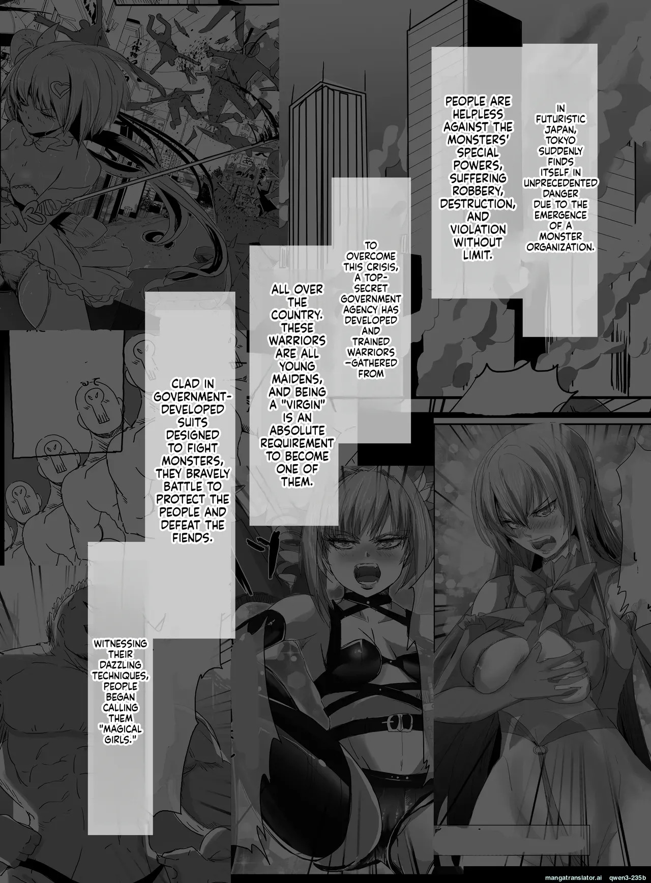 Mahou Shoujo VS Mugen Shokushu page 3 full